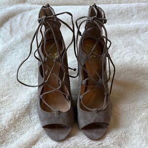 Vince Camuto brand lace up heels